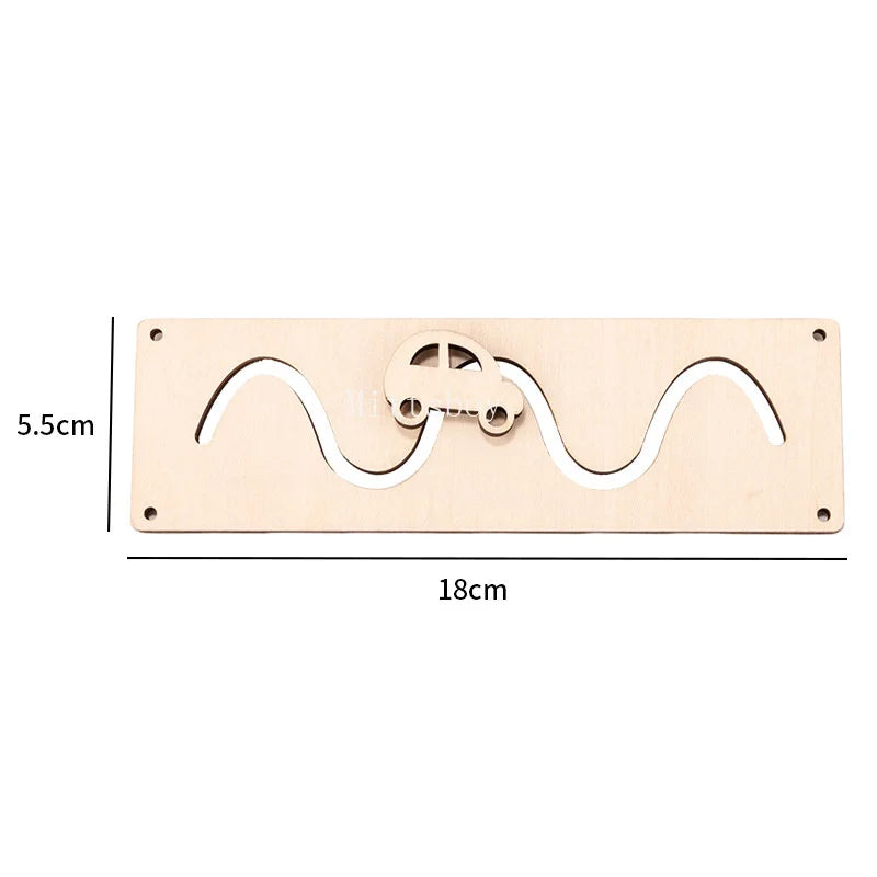 Baby Montessori Busy Board DIY